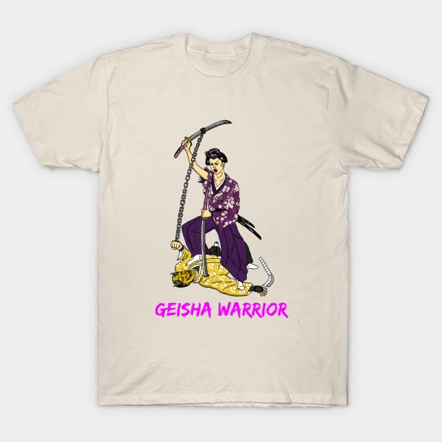 Geisha Warrior T-Shirt by ChaseTM5